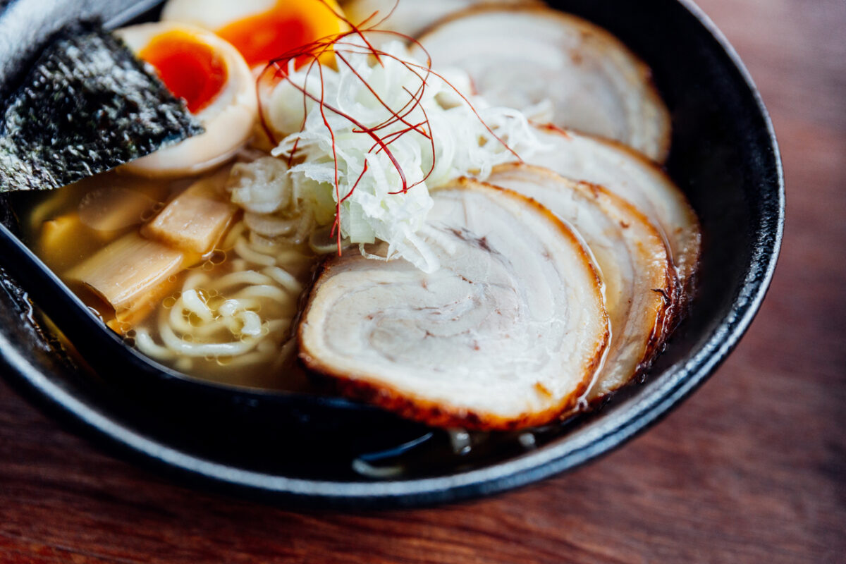 Close up of Japanese Ramen