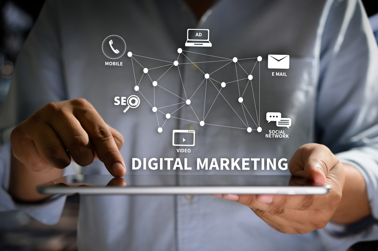 Graphics of digital marketing