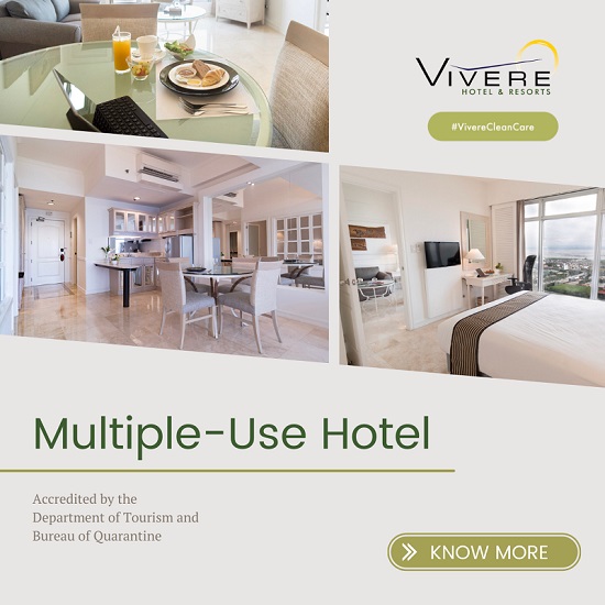 accredited multiple use hotel - vivere - know more