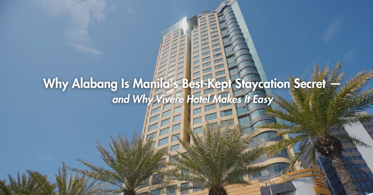 Exterior visual of Vivere Hotel in Filinvest City, Alabang