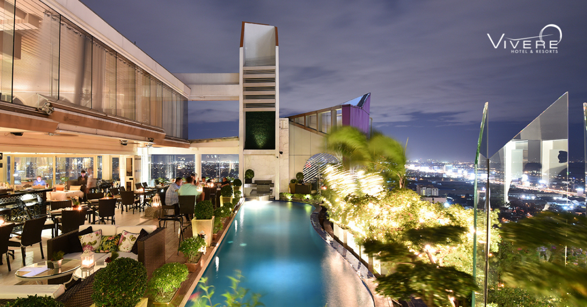 The Nest Dining in The Sky Rooftop restaurant